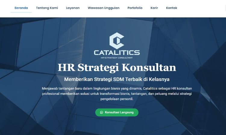 HR Strategi Konsultan Catalics, Sumber: catalitics.com